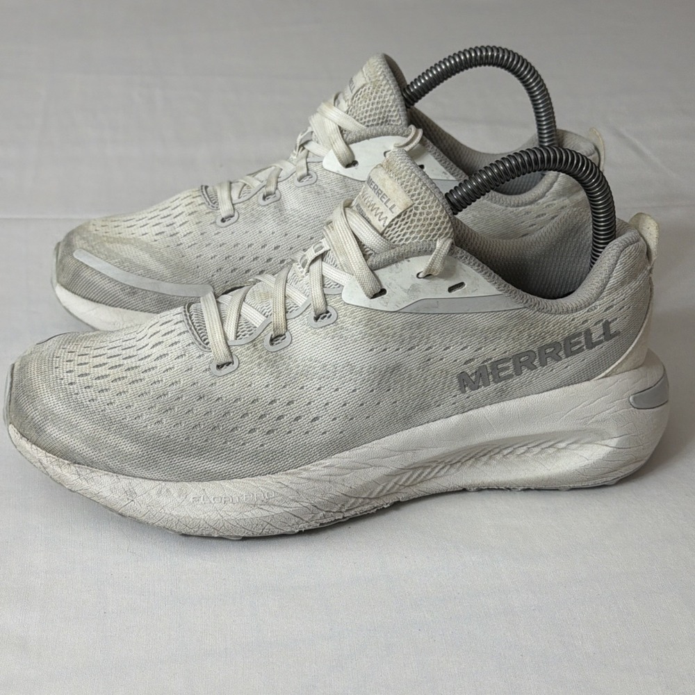 Merrell Morphlite White Women's Walking to Running Shoes Size 7.5 Gym Fit Shoe